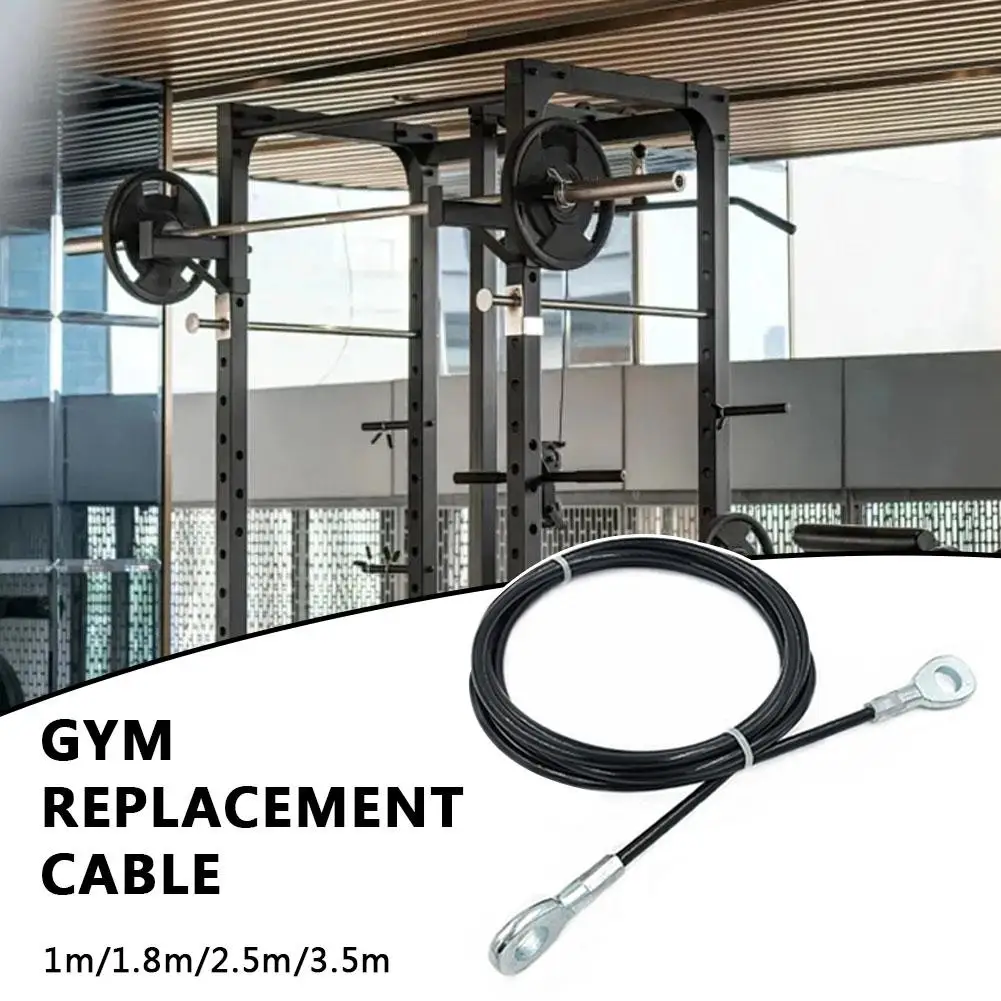 Fitness Machine Replacement Cable Pulley Cable Heavy Duty Steel Wire Rope For Gym Home Cable Machine Strength Workout Acces X8r9