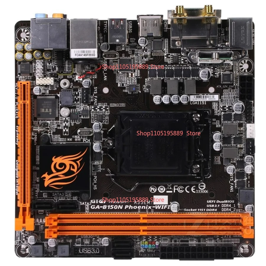 

For Gigabyte GA-B150N Phoenix-WIFI mini main board with WIFI support 6th generation 7th generation Phoenix