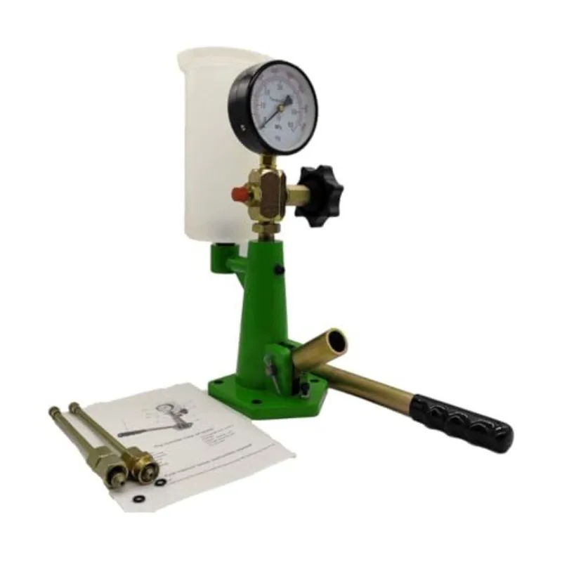 Universal Injector Nozzle TesterS80H 600Bar 8700PSI Engine Fuel Injector Tester with Metal Base and Dual Scal