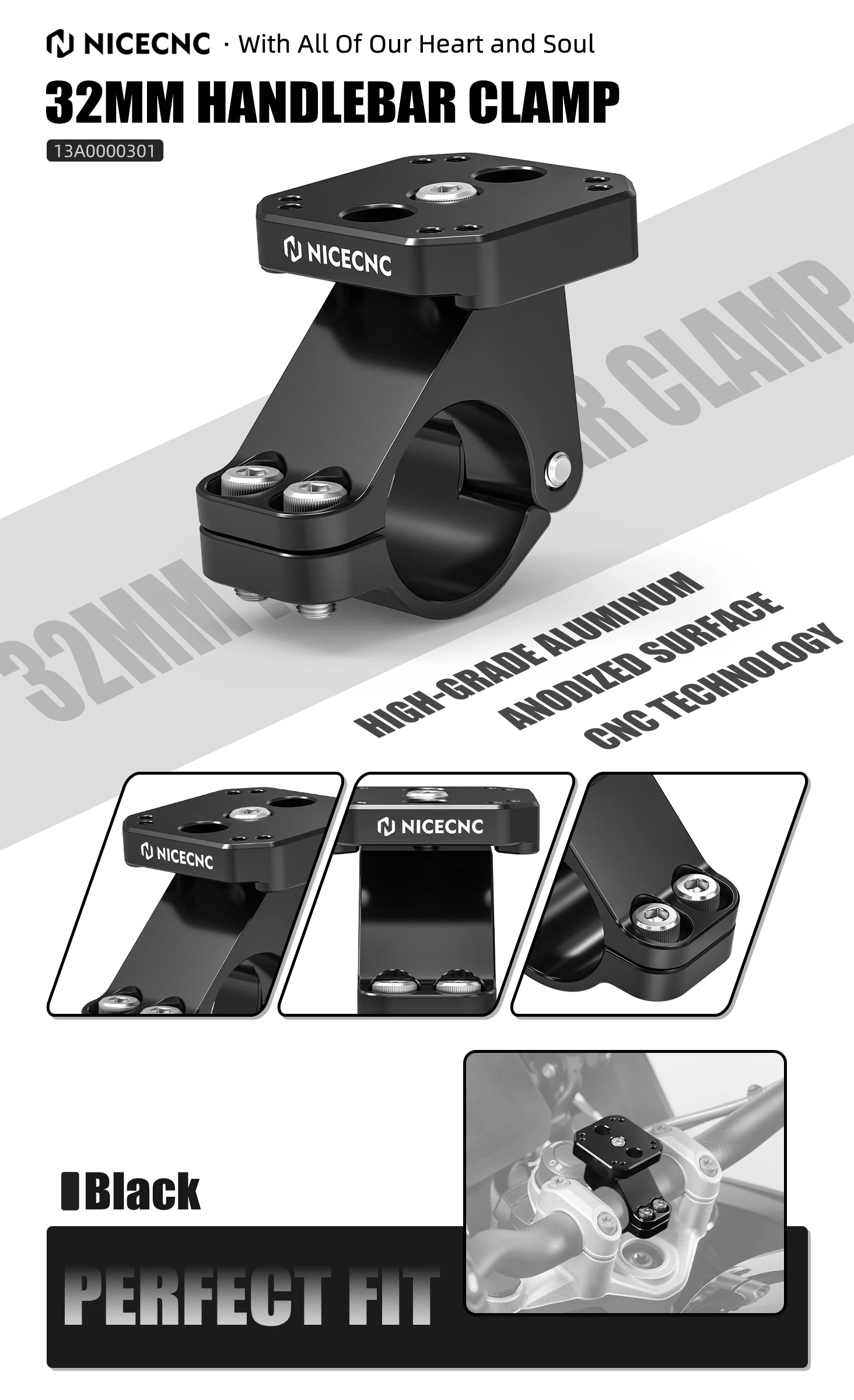 2024-2025 Für BMW R1300GS R 1300 GS Adventure ADV 32mm Lenker Klemme GPS AMPS Halterung Für BMW R1200GS /R1250GS /Abenteuer – Detail 2