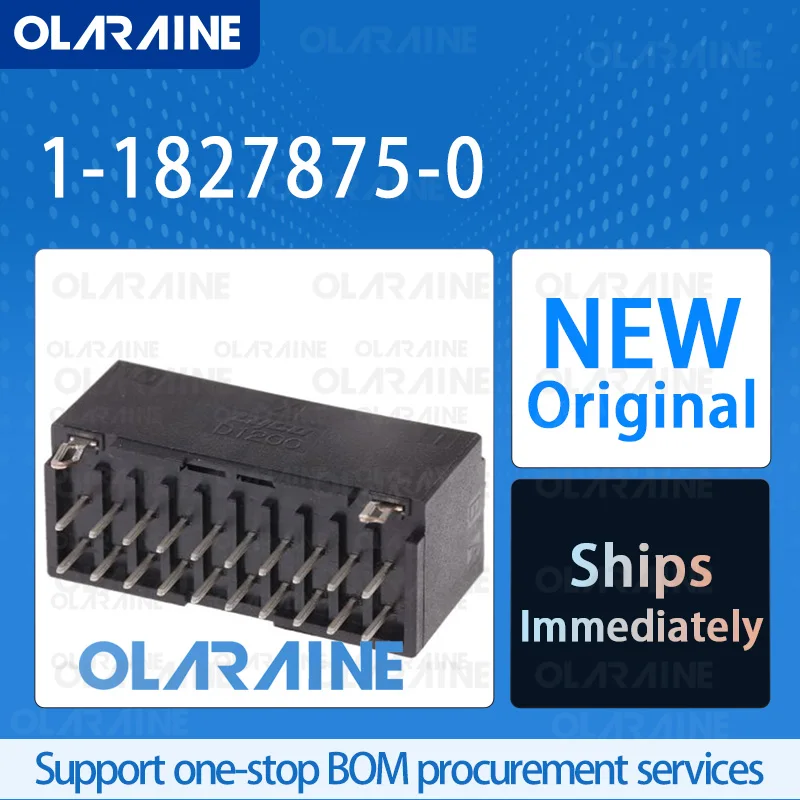 

10/50/100Pcs 1-1827875-0 100% brand new and original IC chip Headers and wire housings 20 Position