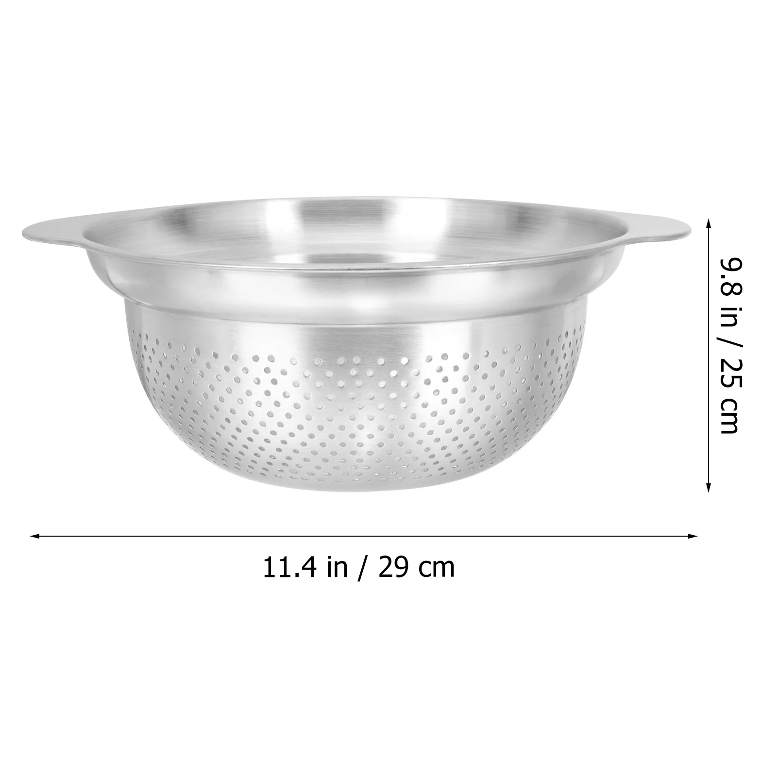 Rice Basket Sieves Strainers Cooking Kitchen Handle Silicone Sink Pasta Drainer Colander Stainless Steel Pot