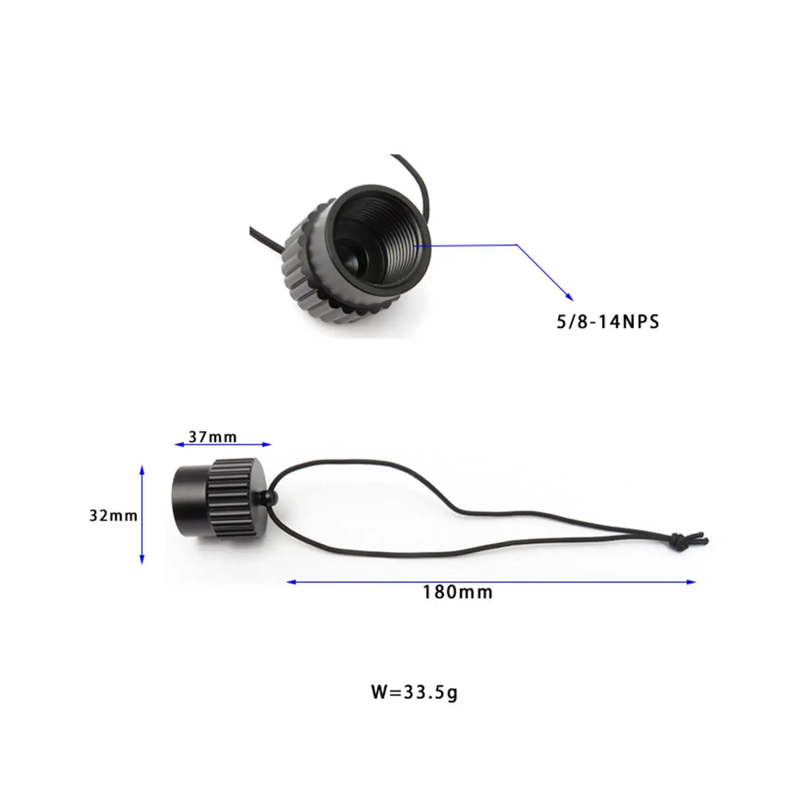 

Прочный защитный колпачок из алюминия 6061 для дайвинга, заглушка для DIN-клапана, аксессуар для баллонов с регулятором давления