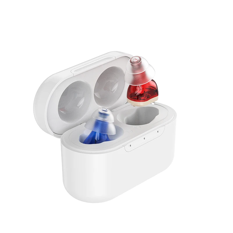 

Mini Rechargeable Invisible Hearing Aid CIC Type With Smart Noise Reduction Technology