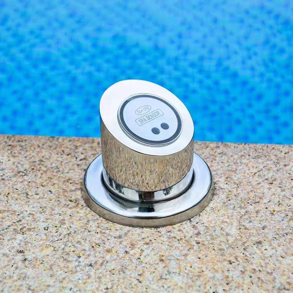 Swimming pool spa pool sensor switch,stainless steel sensor touch delay switch,energy-saving spa sensor,6W RGB 2-wire LED