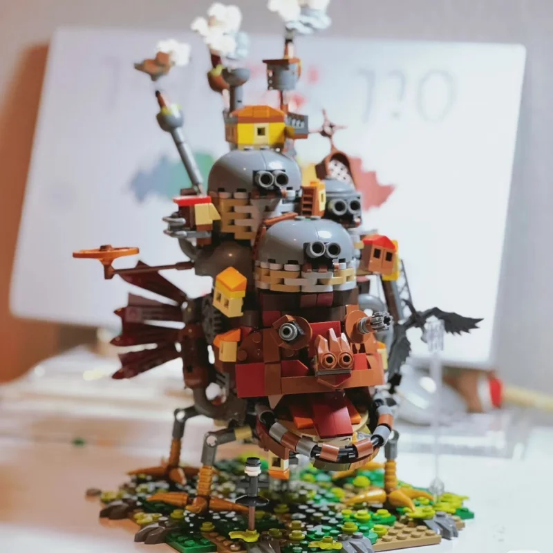 

New Classical Mobile Castle Building Blocks Set For Howled-Movinged Animated House Bricks Model Toy Children Birthday Gifts