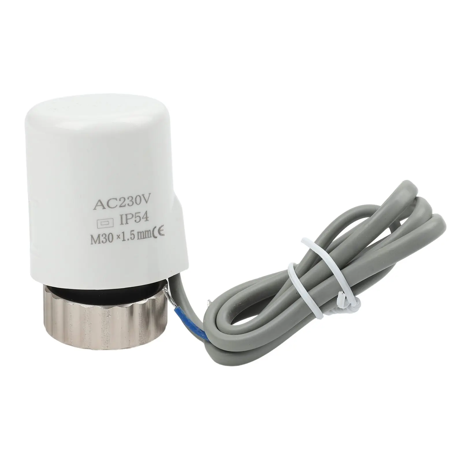 AC230V M30*1 5mm Electric Thermal Actuator for Floor Heating Radiator Valve Safe and Dependable  AC230V M30*1