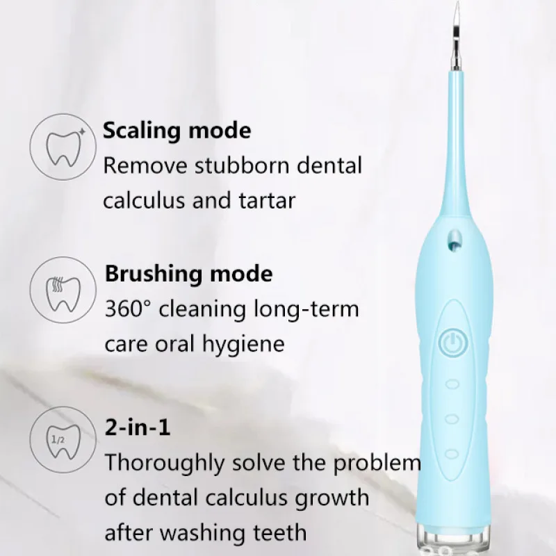 Electric Dental Hygiene Kit with Tooth Stain Remover and Toothbrush