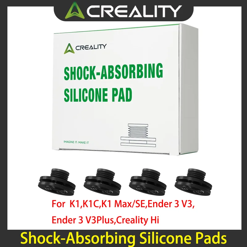 

Creality Official Shock-Absorbing Silicone Pads 4Pcs Used To Reduce Machine Vibration For K1 Series/Ender 3 Series /Creality HI