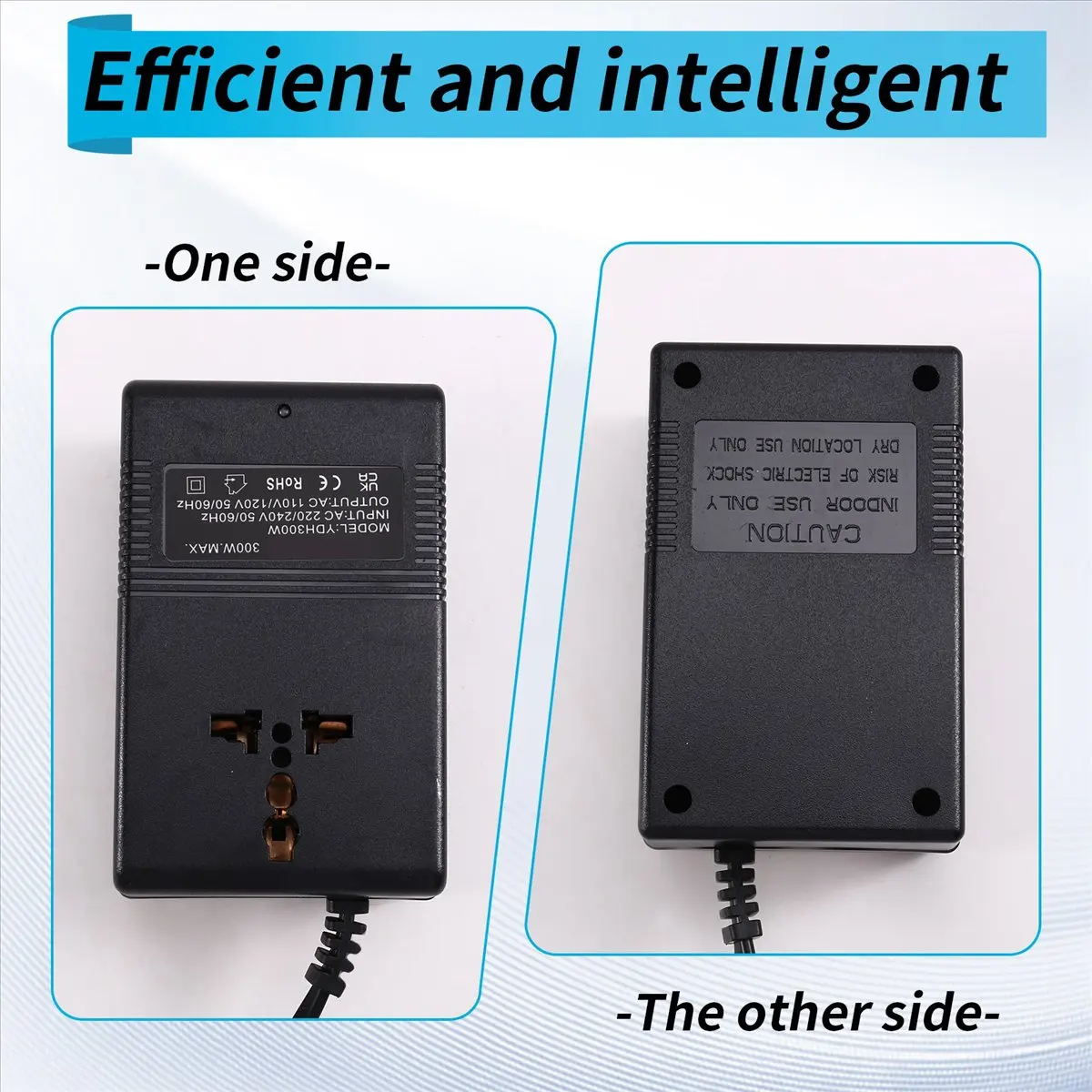 A79G 300W Voltage Converter Transformer 220V to 110V Step-Down Transformer 110V to 220V Travel Adapter UK Plug Inverter view 6