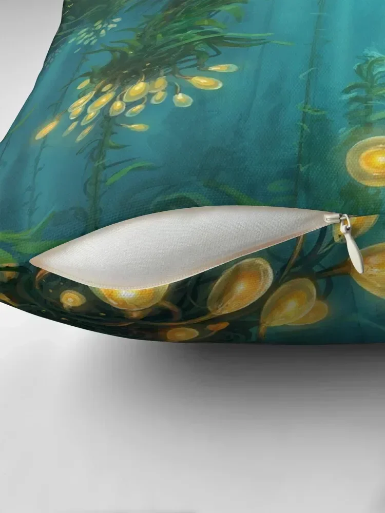 Exploring the Kelp Forest Throw Pillow Cushions Cover pillow pillowcase pillow