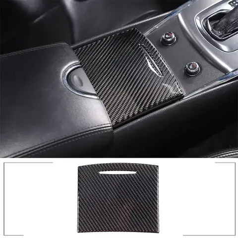 2007 2013 인피니티 G25 G35 G37 용 부드러운 탄소 섬유 자동차 중앙 물컵 커버 스티커, 자동차 인테리어 보호 액세서리