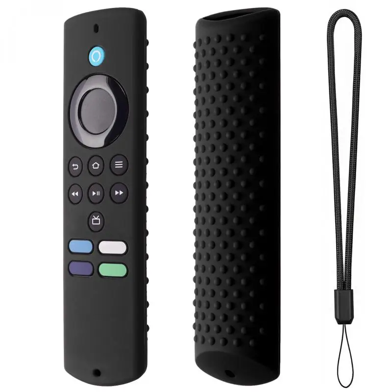 1pc Protective Cover For Amazon Alexa Fire TV Stick Lite 2021 Remote Controller Shockproof Silicone Case Cover