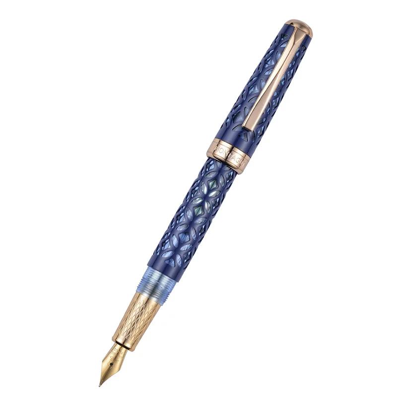 Luxury Hollowed Pattern Metal Fountain Pen Ink Pen Excellent Business Office School Writing Pen