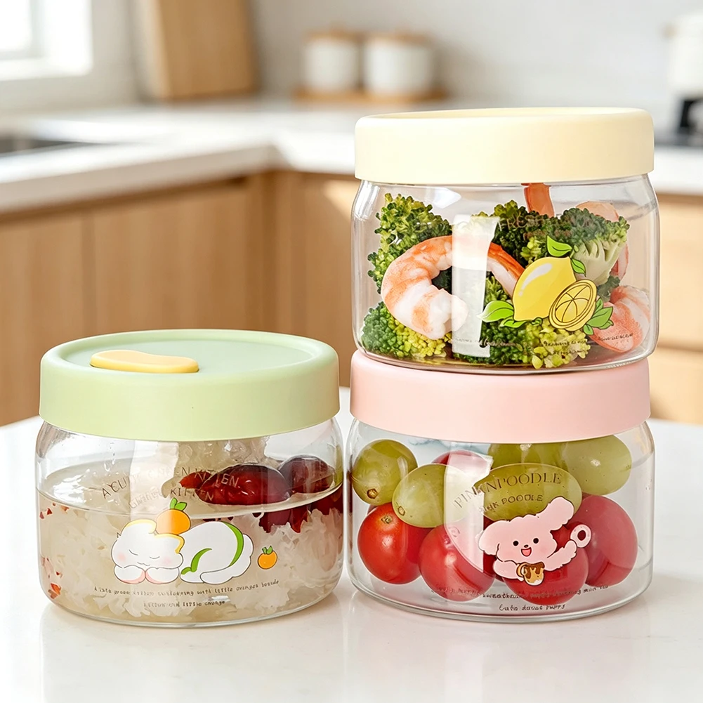 Meal Prep Glass Containers With Lids - Стеклянные контейнеры для приготовления еды, набор