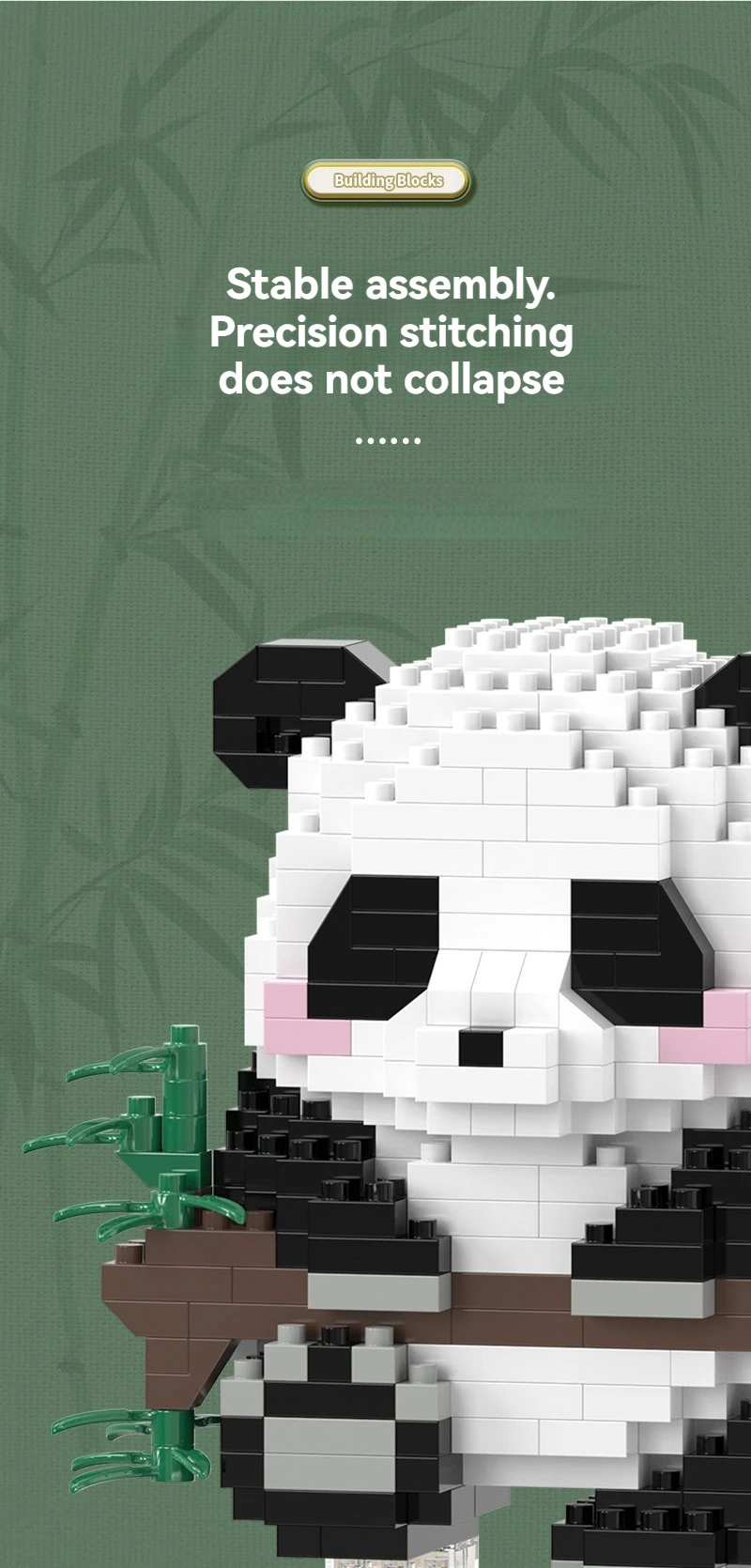 NEW 18 Styles Panda Micro Blocks Building Set Cute Panda Animal Models Kit DIY Assembly Bricks Kids Birthday Christmas Gift