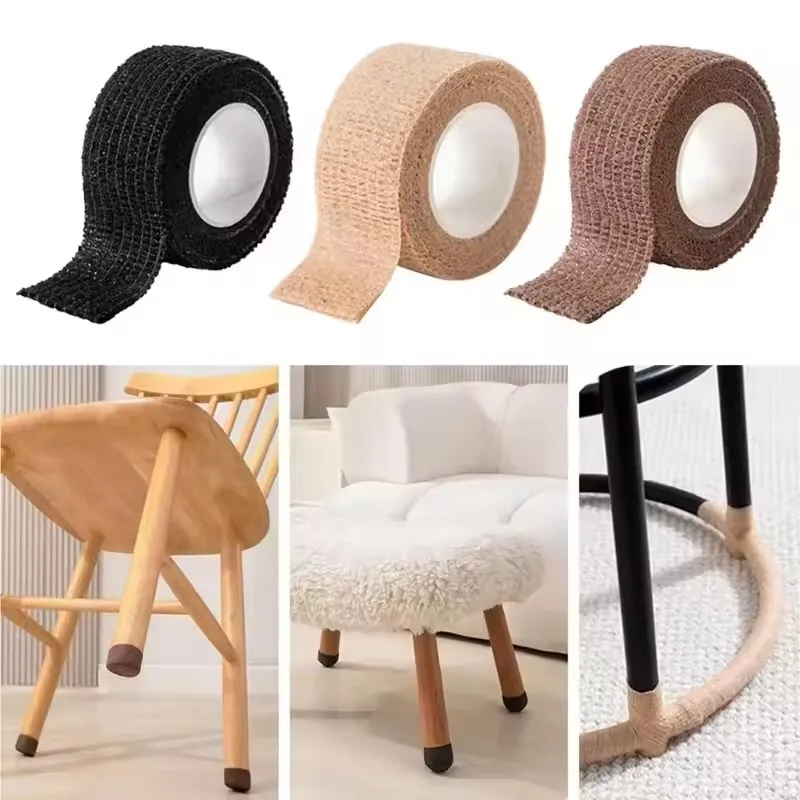 Selbstklebende Stuhlbein-Pads Geräuschlos Rutschfeste Fußabdeckung Bodenschutz Tisch- und Stuhlbein-Schutz – Detail 4