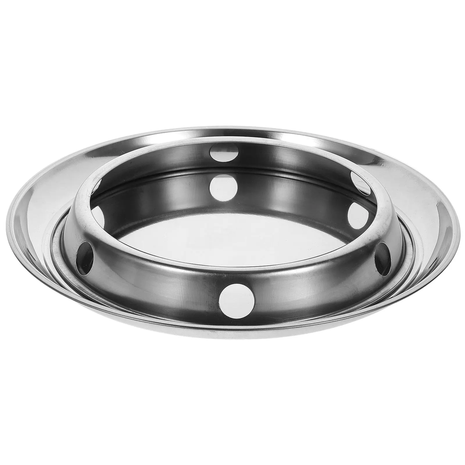 

Stainless Steel Steamer Rack Pad Reusable Wok Pan Stand Multi function Kitchen Organisation Fry Holders Cookware Frying Support