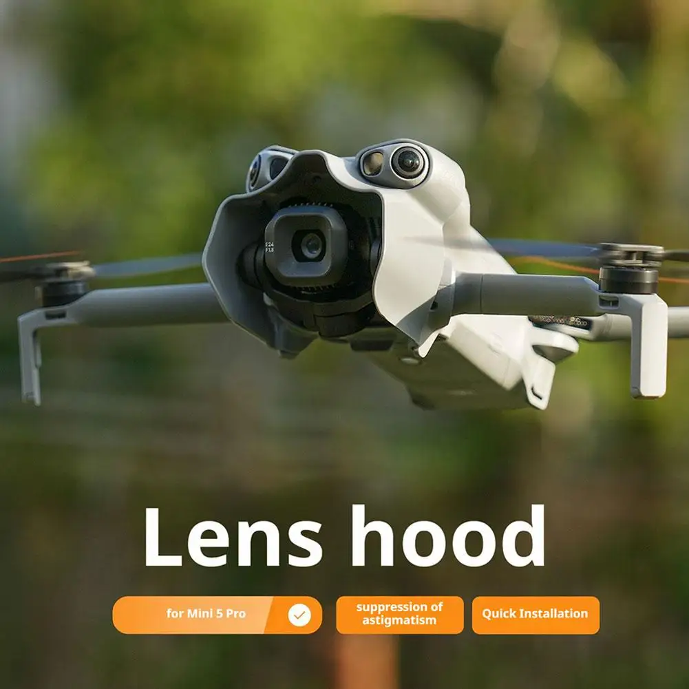 Sunnylife غطاء للعدسات ل DJI Mini 5 Pro الطائرة بدون طيار Gimbal عدسة ظلة غطاء المضادة للخدش المضادة للوهج حامي غطاء الملحقات
