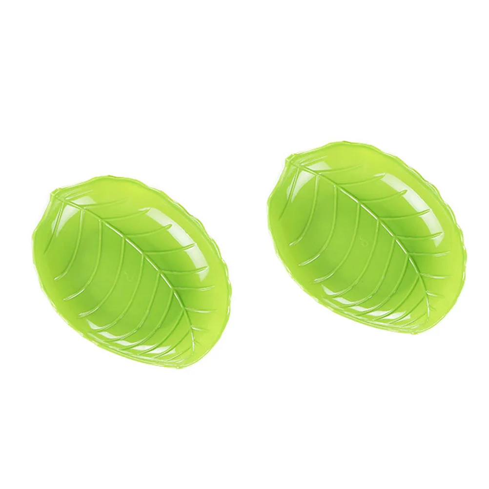 

6pcs Fruit Plates Tree Leaf Shape PP Easy Clean Perfect Parties Creative Fruit Tray Picnics Home Kitchen Bar Use