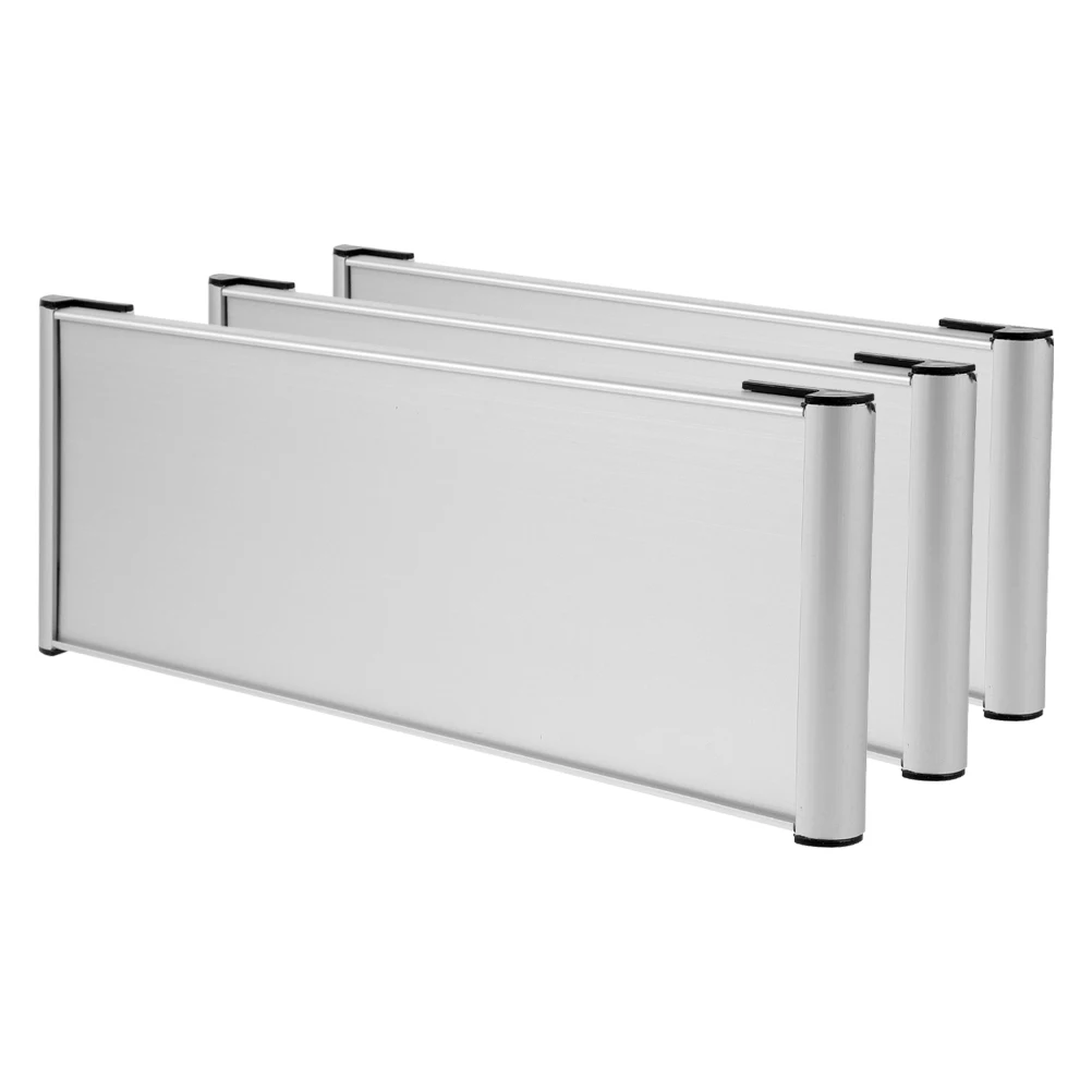 

3 Pcs Aluminum Alloy Office Name Plate For Wall Office Signage Door Nameplates Wall Mount Hanging Clear Identification