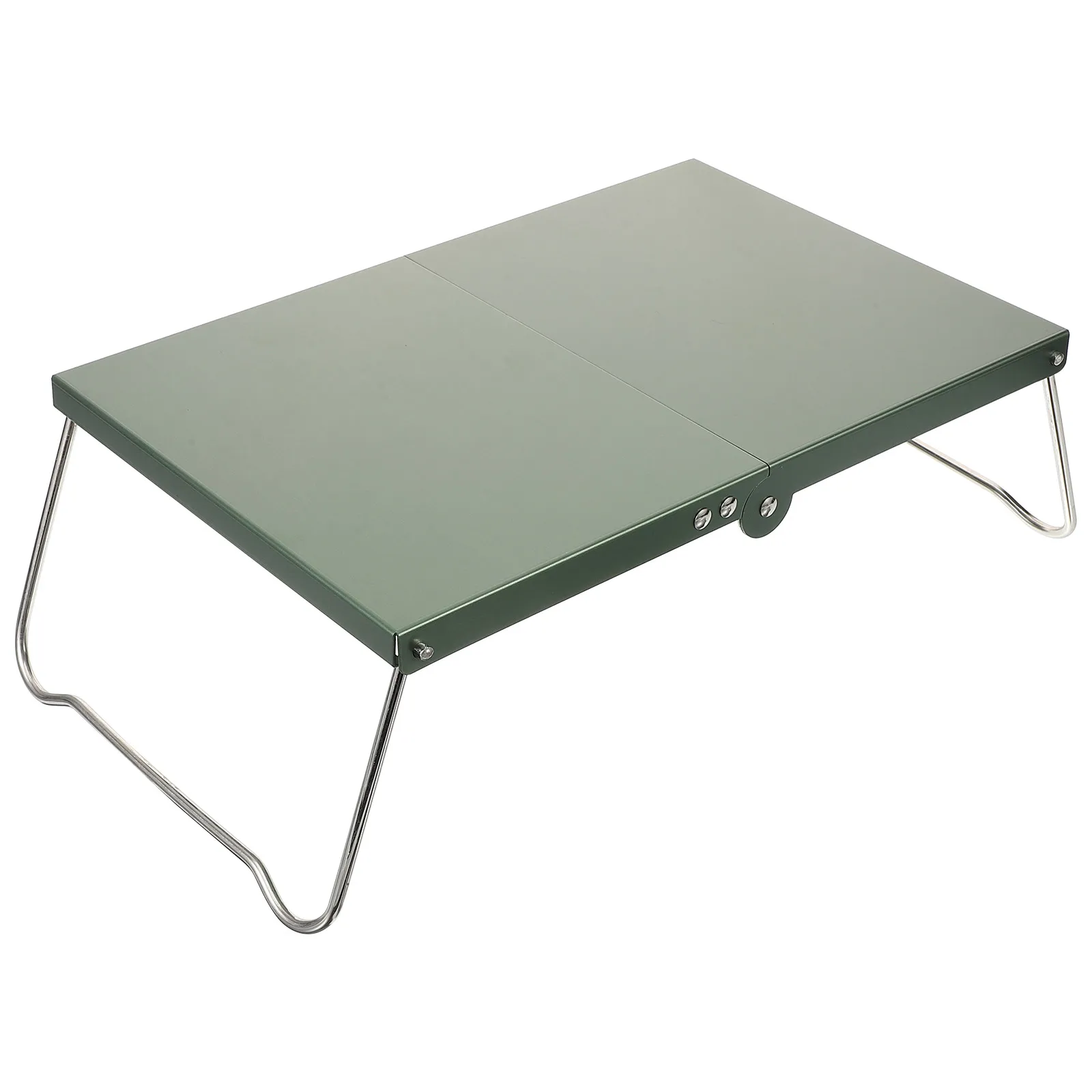 

Desktop Folding Camping Table Travel Outdoor Tables Stainless Steel Compact Foldable