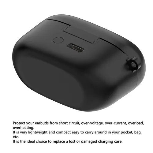 Imagen 2 del producto Estuche de Carga Inalámbrico con Cancelación de Ruido de 590 mAh Compatible con LinkBuds S, Estuche de Repuesto para Auriculares Inalámbricos con Cable USB C