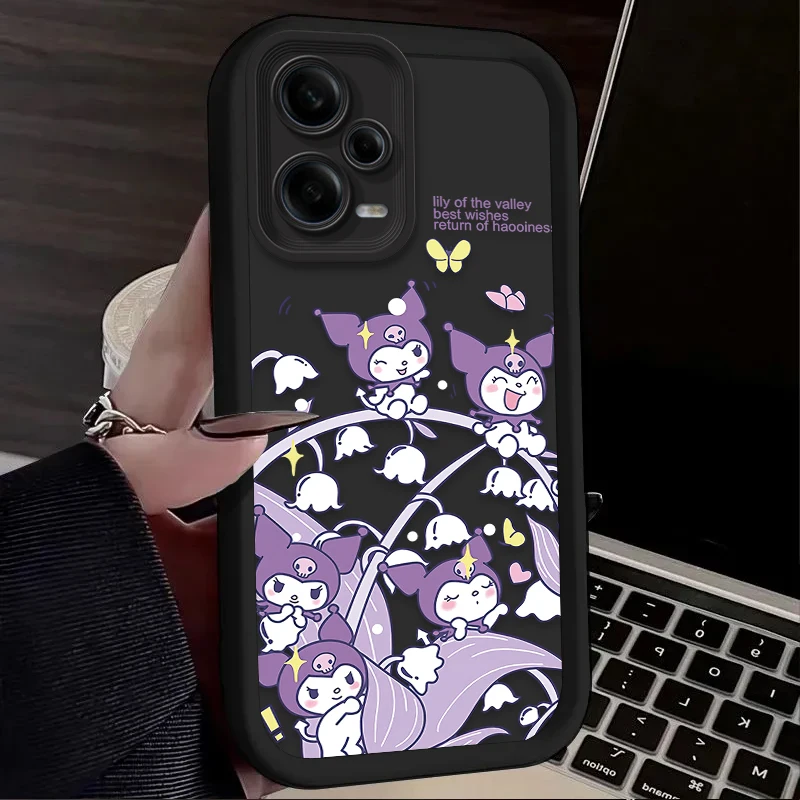 Kuromi Cinnamoroll Phone Case  For Xiaomi Redmi Note 13 14 12 11 Pro Plus 5G 12S 11S 10S 10 9 Redmi 14C 13C 12C 12 4G A3 A3X
