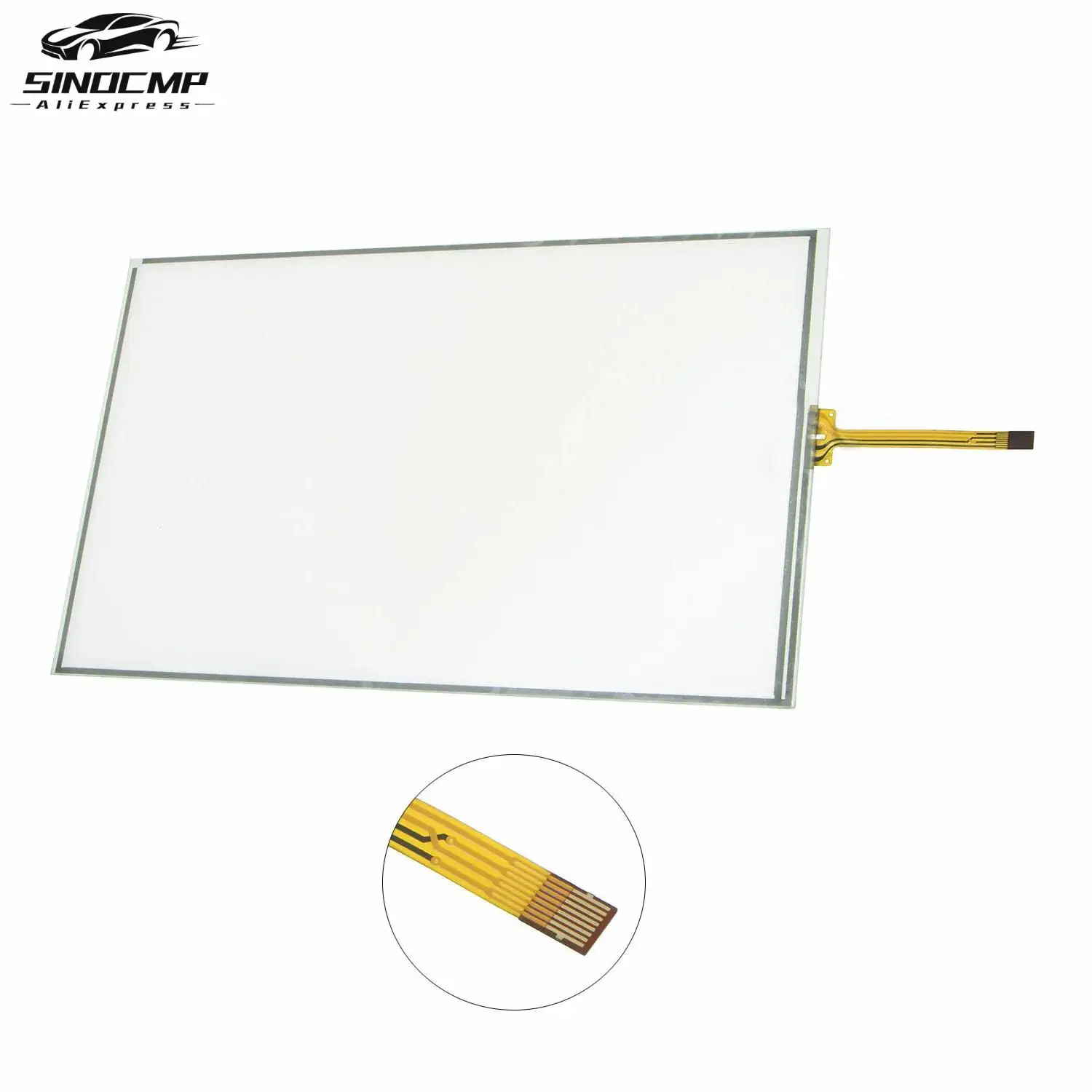 

8 inch Radio Touch Screen Glass Digitizer Panel Fit For 14-19 Toyota Highlander LA080WV2 TD01 LA080WV2 TD03 Interior Parts