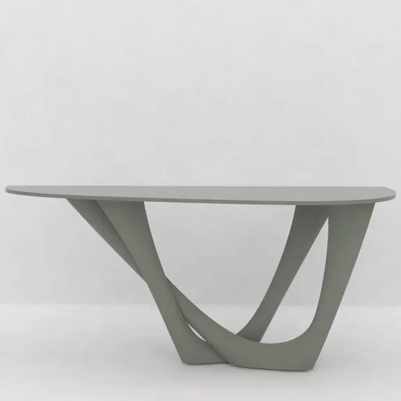 Italian light luxury fiberglass fiber reinforced plastic gradual change color coffee table corridor corridor entrance table