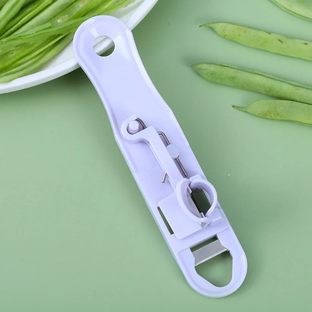 Long Green Beans String Beans Slicer French Style Green Runner Bean Vegetable Slicer for Stringing Cutter for Home Kitchen