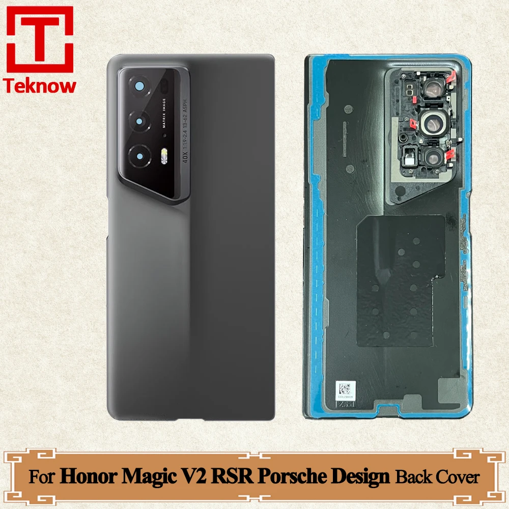 

AAA+ quality Back Battery Cover For Honor Magic V2 RSR Porsche Design Back Cover Housing Door VER-AN10 Rear Case Replacement