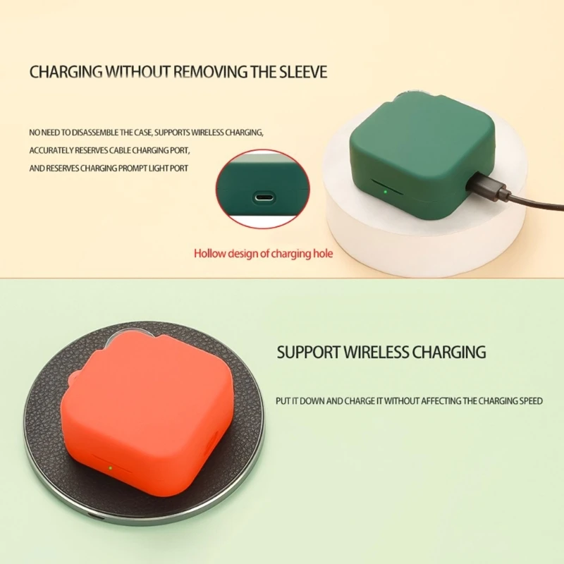 Silicone Protective Case For CMF by Nothing Buds 2 Plus Earbud Shockproof Cover Housing Flexible Guard Scratch Resistant Sleeve