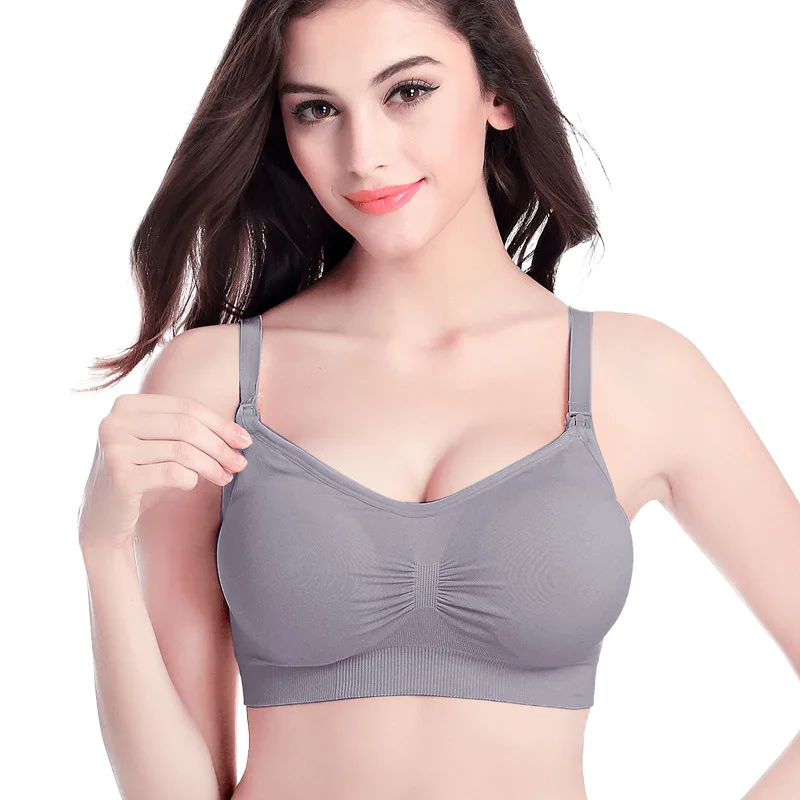 Maternity Bras Wirefree Nursing Bra Pregnancy Clothes Prevent Sagging Breastfeeding Women\'s Breathable lactancia Bra