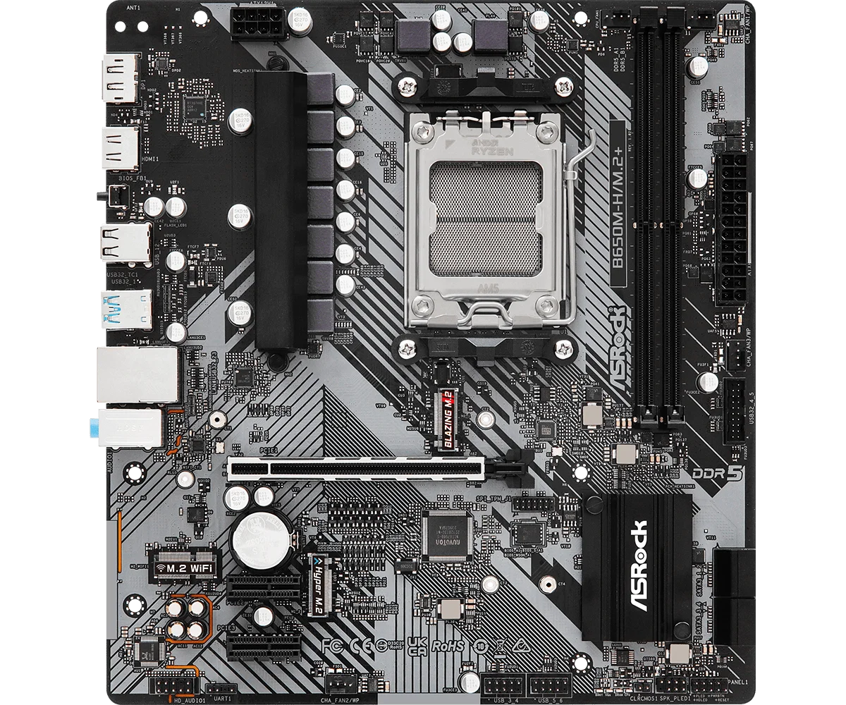  ASRock B650M-H/M.2+ Motherbo - Amd Cpu Ryzen 7 recension och pris