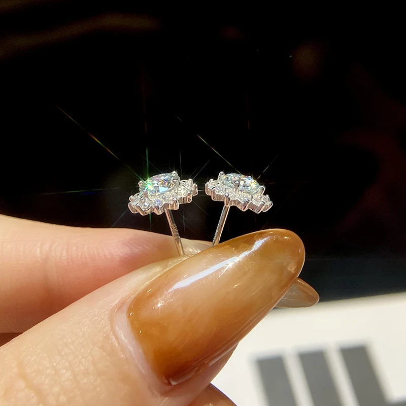 Thumbnail 2 - #54 Latest Moissanite Stud Earrings Offers