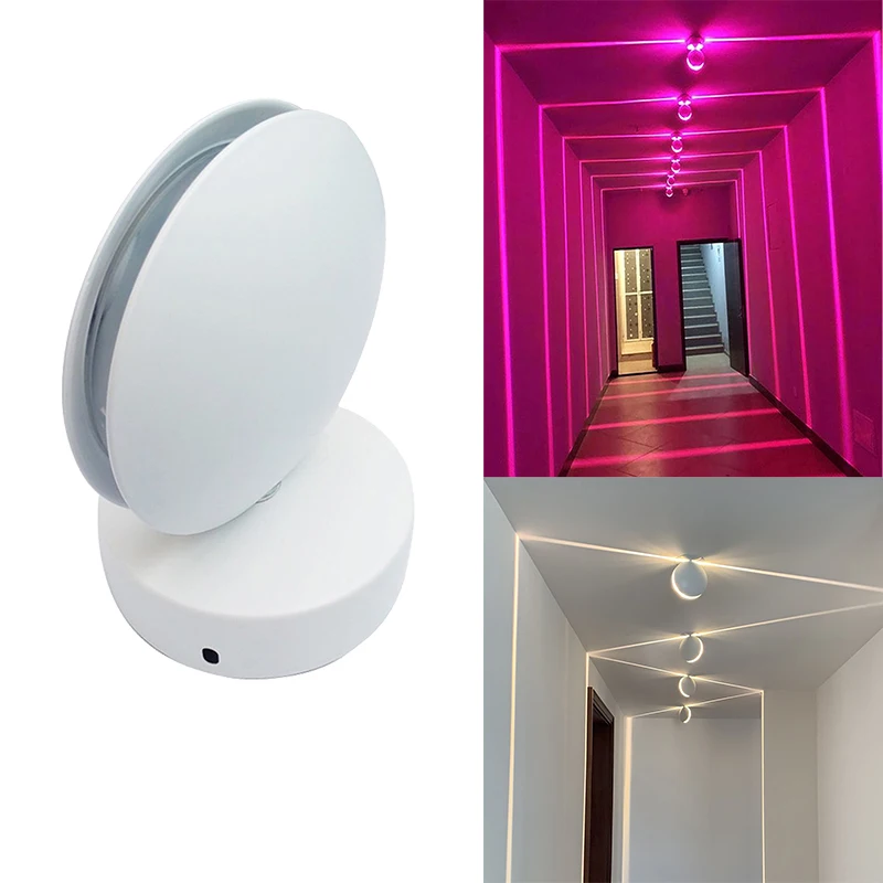 Inteligente RGB LED Window Sill Light, 360 ° Rotativo, Corredor, Porta Frame Beam, Ray Line Lights, Quarto Corredor Bar Party