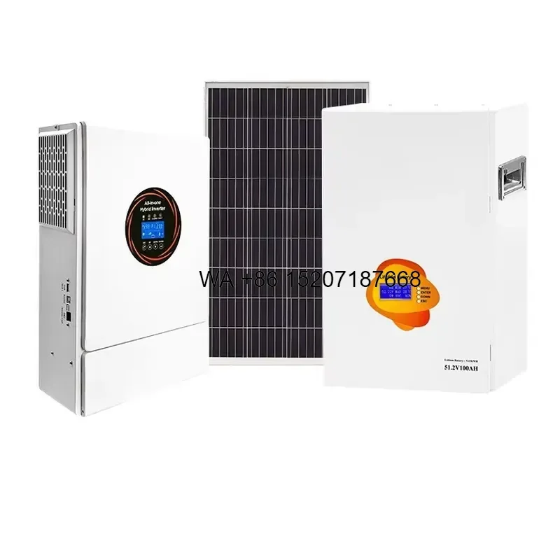 Wmwmnu 5kW 60kW Off Grid AC Monocrystalline Silicon PV System MPPT Controller Lithium Ion Batteries CE TUV for Home Solar