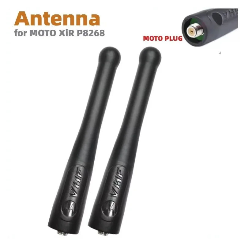 2PCS 9CM VHF 136-174MHz Antenna for Motorola XiR P8268 P8200 P8260 XPR6550 6000 HT1000 MTS2000 Digital Portable Radio Antenna