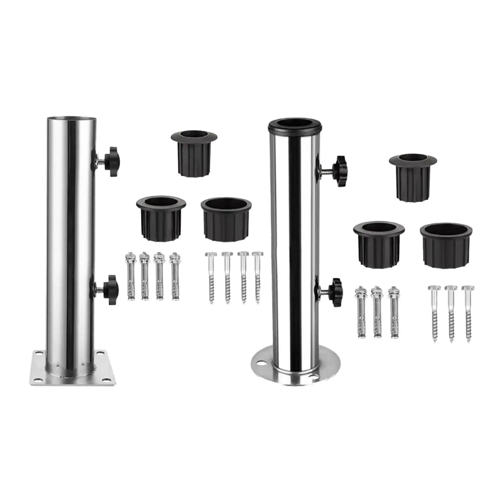 Patio Umbrella Base Heavy Duty Umbrella Tube Mount for Pontoons Outdoor Yard