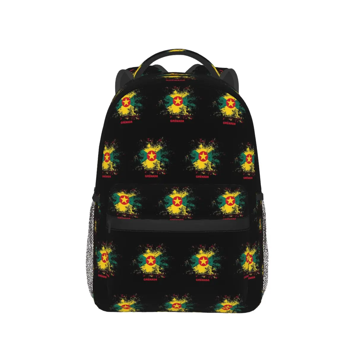 

Гренада акварельный флаг Гренады гранатский наряд рюкзак Лидер продаж большая вместительная детская сумка для книг школьная сумка сумки на плечо