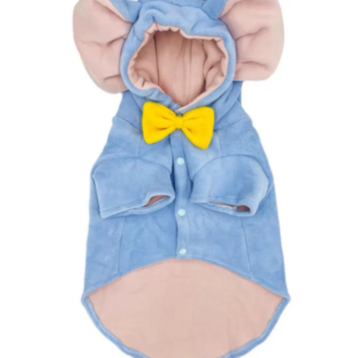 Corgi Clothing Thick Warm Pet Autumn and Winter Clothing Comfortable Print Dog Clothing for Halloween for Cats Summer Spring