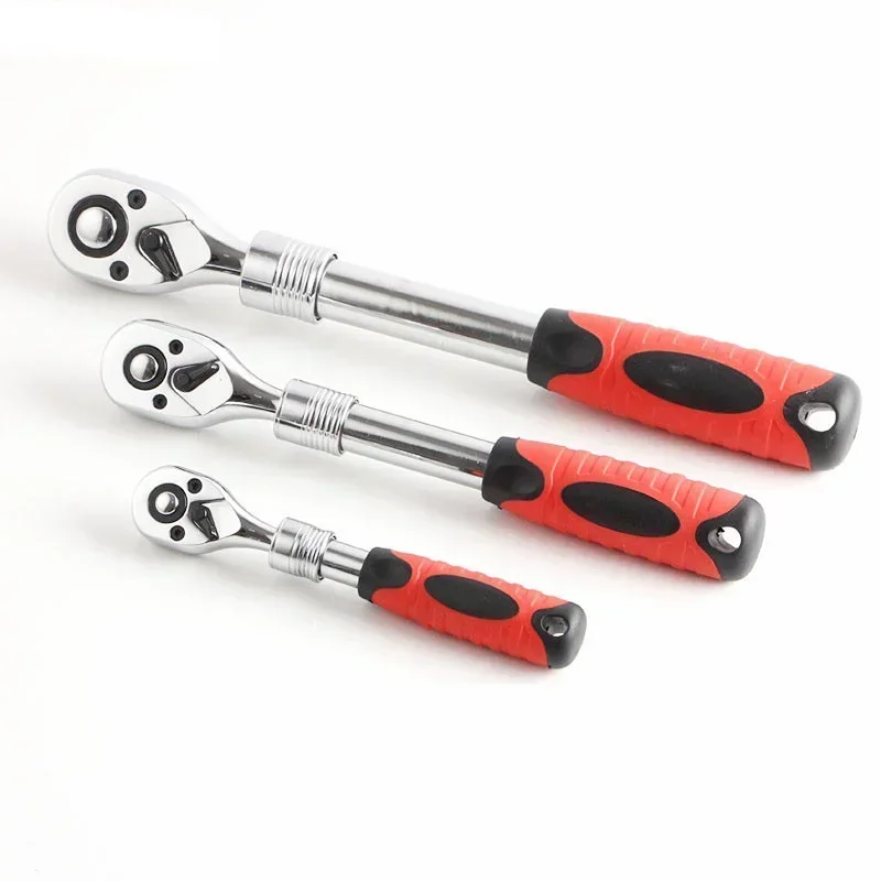 Socket Ratchet Wrench Automatic Two-way Fast Wrench Large Medium and Small Flying Hardware Auto Repair Tool Telescopic Wrench