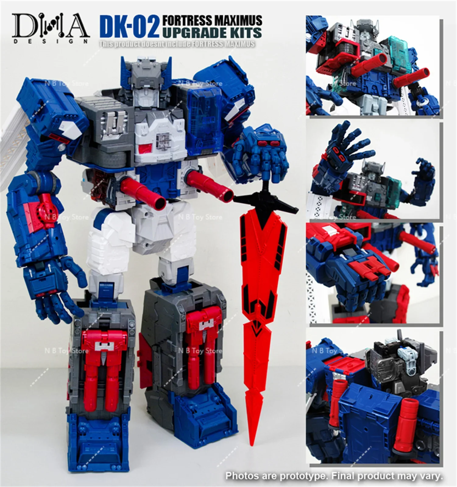 【В наличии】 DNA Design DNA DK-02 DK-04 Комплекты обновлений для фигурок Фортес Maximus Аксессуары