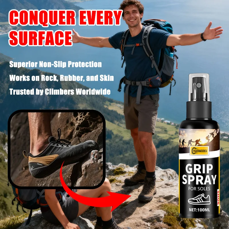 

Shoe Sole Anti Slip Spray Transparent Non Slip Grip Enhancer for Sneakers Boots and All Shoe Soles