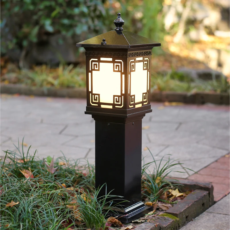 

(H≈58CM) Outdoor Lawn Lamp Modern Waterproof Courtyard Outdoor Garden Park Lawn Lamp Garden Villa Project Lamp