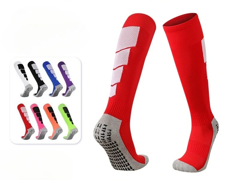 

Non Slip Football Socks Long Sports Socks with Towel Sole for Match Training