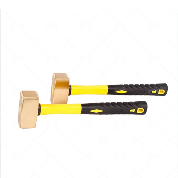 Hot Selling Non Sparking Sledge Hammer German Stype Octagonal Hammer with Rubber Handle