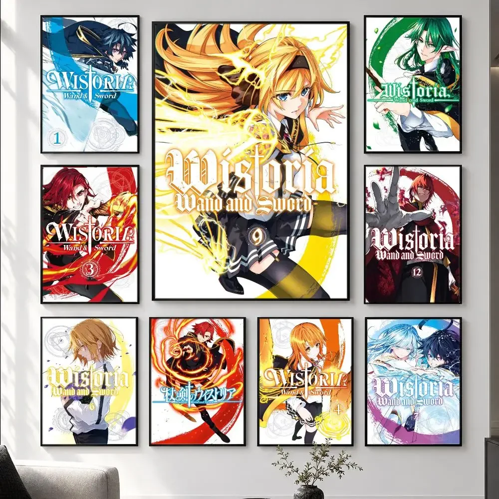 comic Wistoria：Wand and Sword Poster  HD Poster Simple Home Decoration Suitable for Living Room Bedroom Corridor Gift Giving