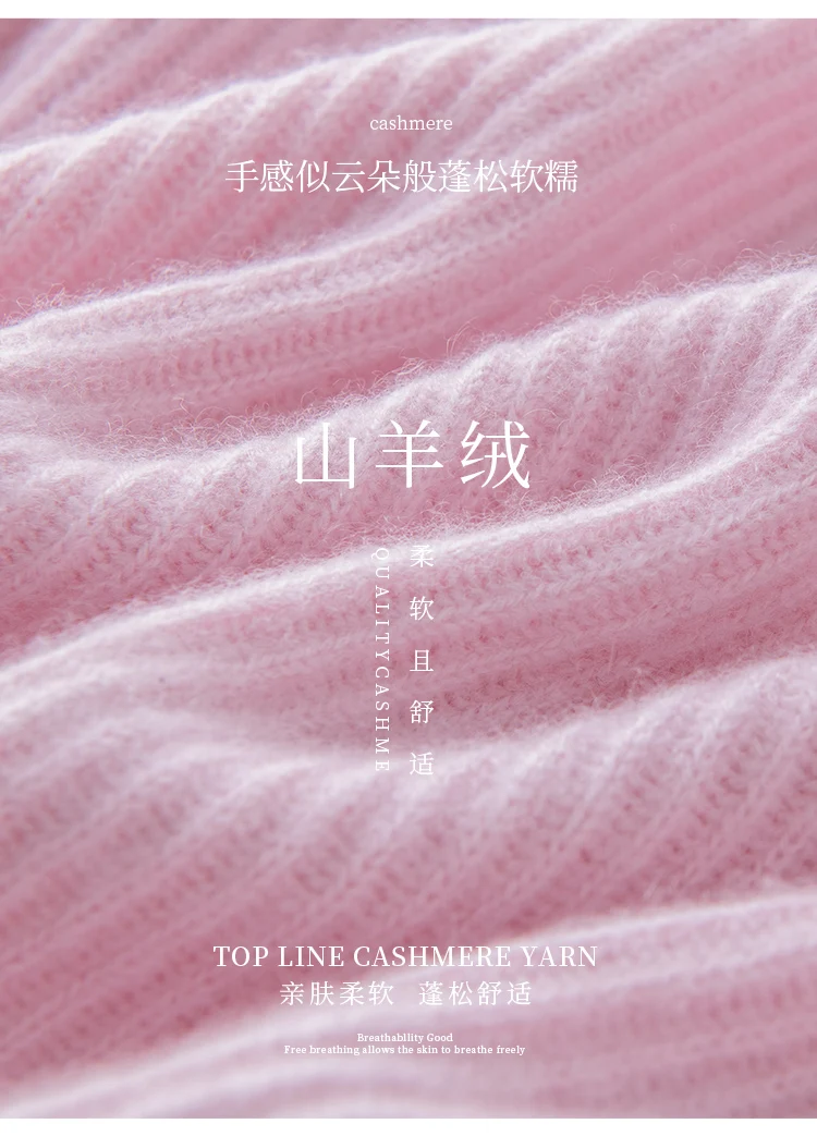 TLOML Maglione da donna in cashmere 100% Mezza cerniera Dolcevita Pullover Autunno Inverno Spessore Morbido Caldo Casual Maglieria in cashmere Top